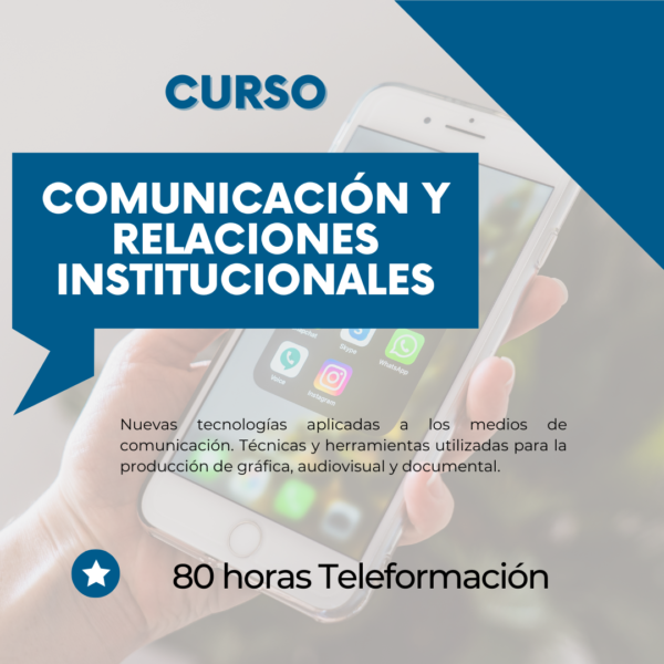 Curso de Comunicación y Relaciones Institucionales