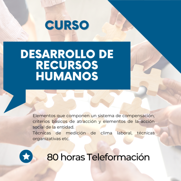 Curso de Desarrollo de recursos humanos