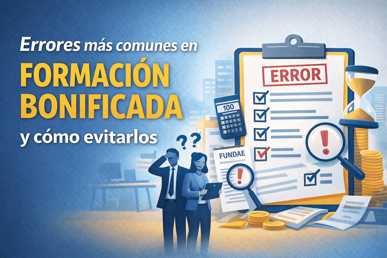 errores comunes en formación bonificada y como evitarlos
