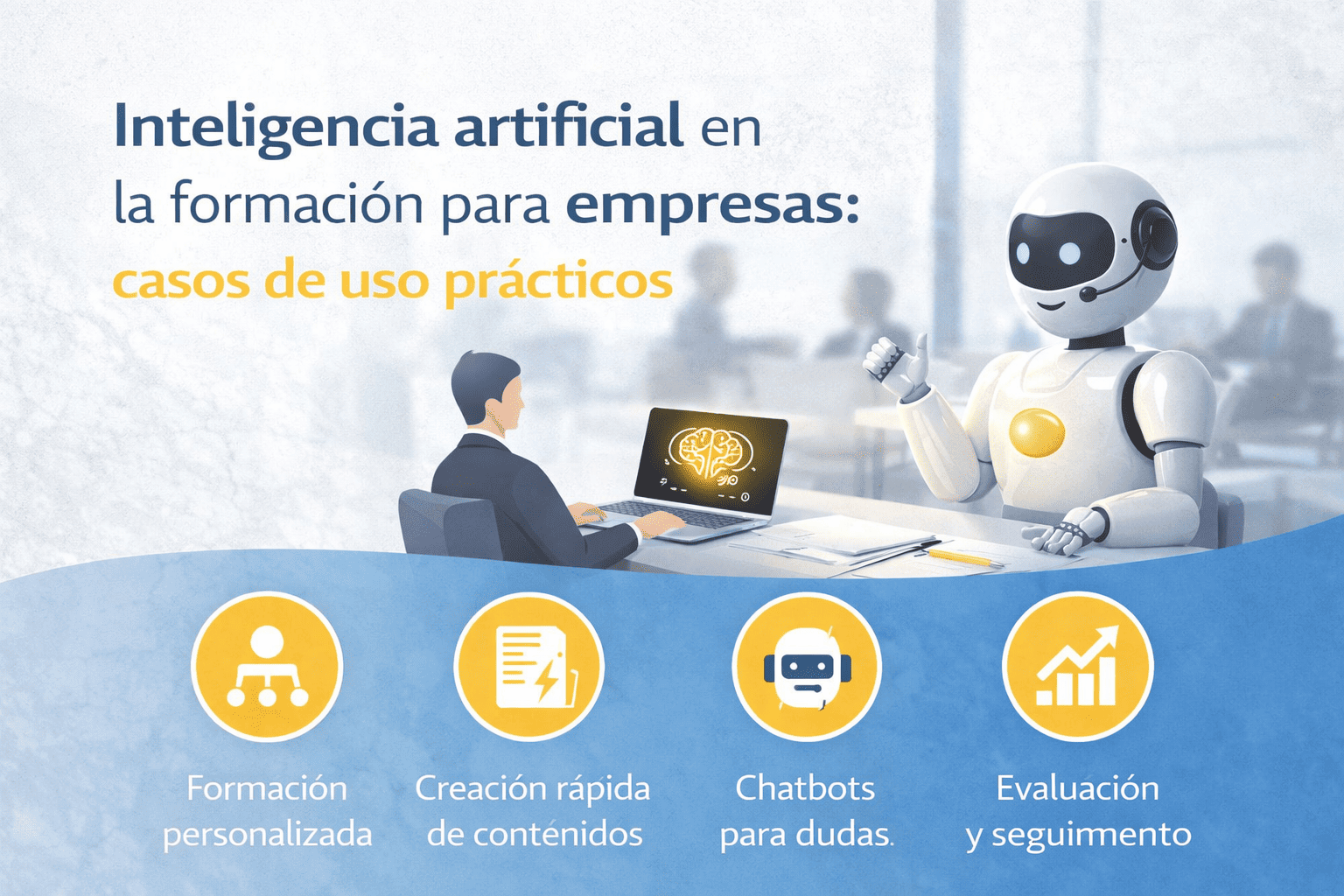 Inteligencia artificial en la formación para empresas 
