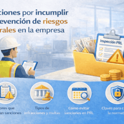 Sanciones prevención de riesgos laborales