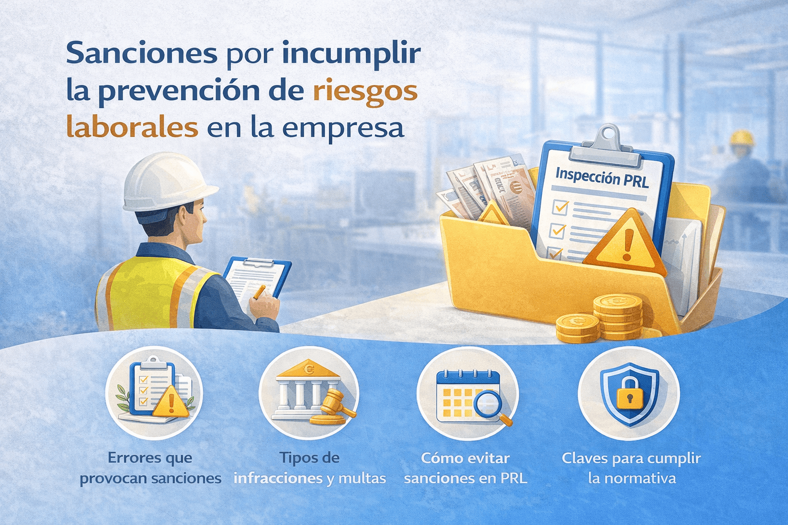 Sanciones prevención de riesgos laborales