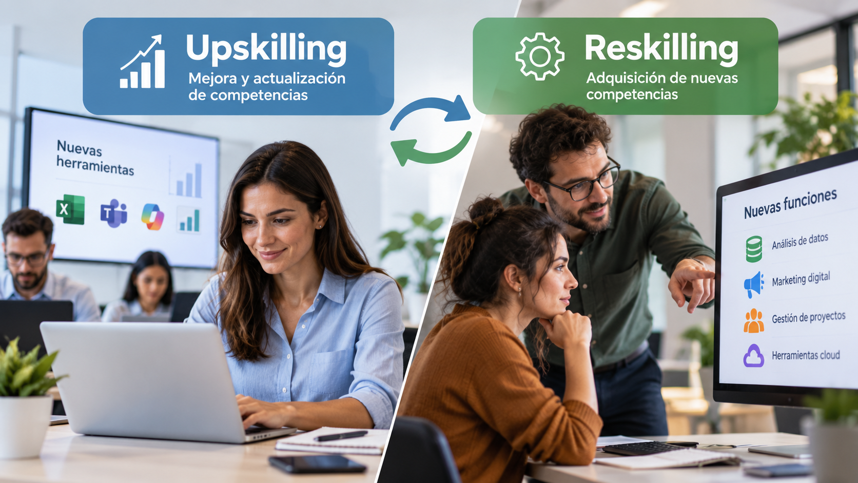 upskilling y reskilling
